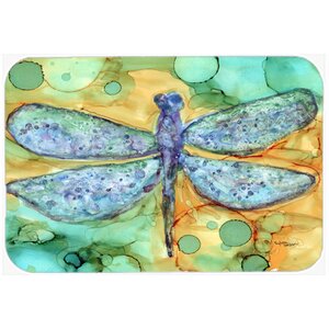 Abstract Dragonfly Kitchen/Bath Mat