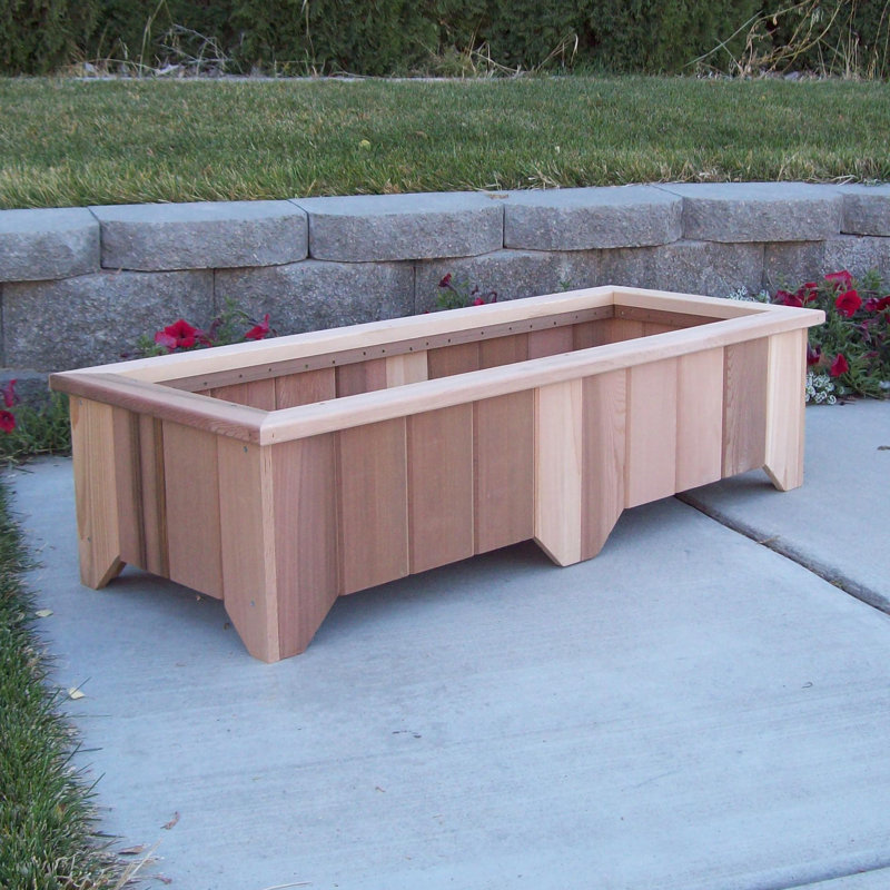 WoodCountry Cedar Planter Box & Reviews Wayfair.ca