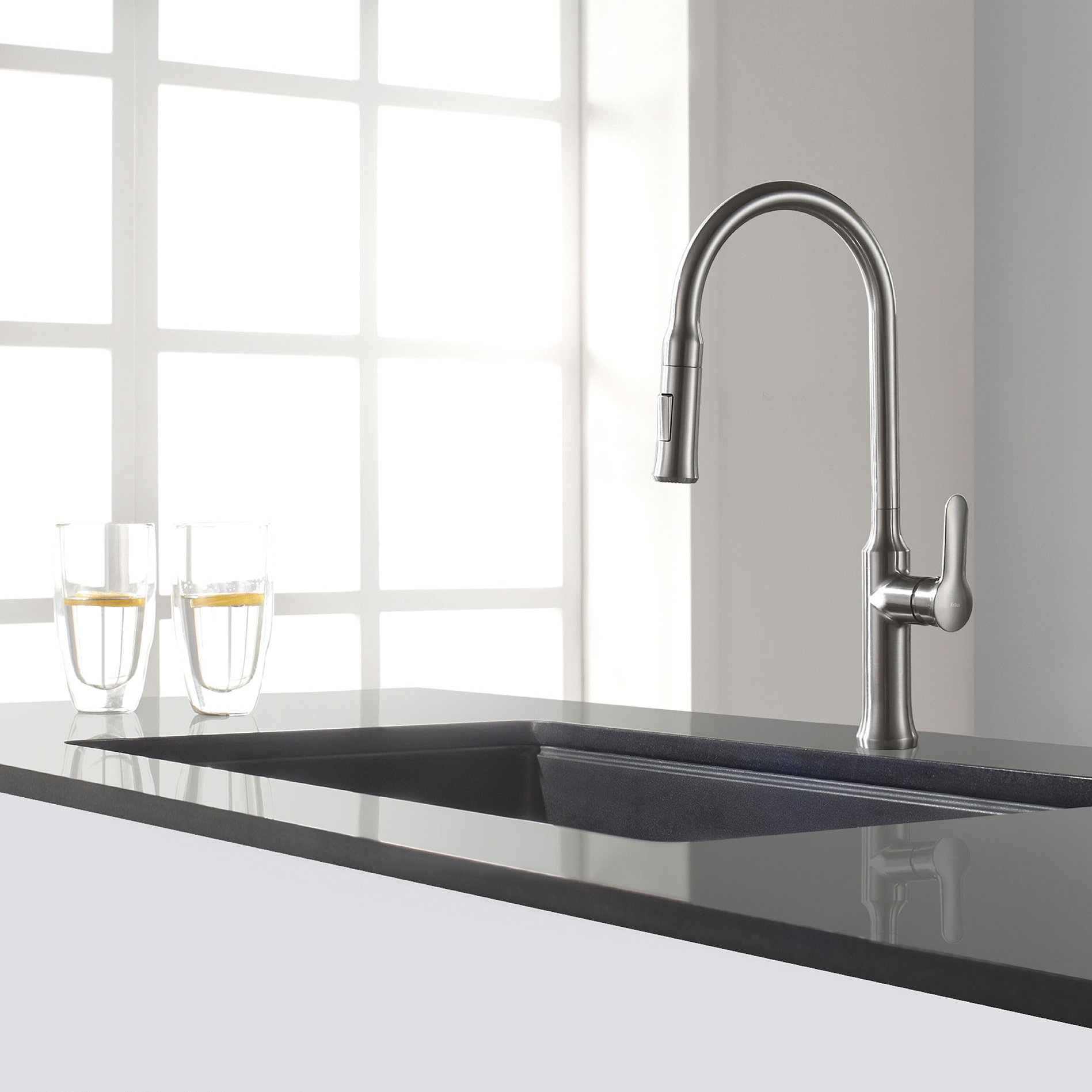 Kraus 31" x 17.09" Granite Undermount Kitchen Sink & Reviews Wayfair