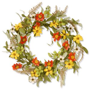 Floral Wreath with Sunflowers