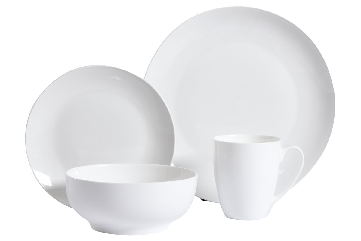 Modern Dinnerware Sets Allmodern - Woodruff Piece Dinnerware Set Service For modern dinnerware sets allmodern - woodruff piece dinnerware set service for