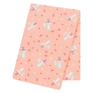 Wild Forever Fox and Flowers Receiving Blanket