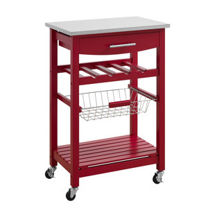 Red Kitchen Islands Carts Joss Main Save