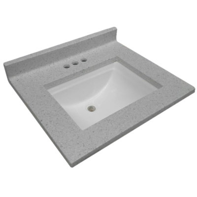 Design House Cultured Wave Bowl 31 Single Bathroom Vanity Top Wayfair Cultured Wave Bowl 31 Single Bathroom Vanity Top