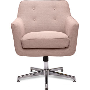 Modern Contemporary Blush Pink Office Chair Allmodern Quickview