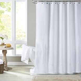 White Shower Curtains You Ll Love Wayfair Save