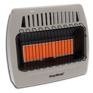30,000 BTU Natural Gas Infrared  Wall Mounted Heater