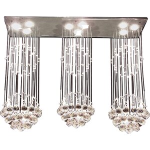 Robbe 9-Light Crystal Chandelier