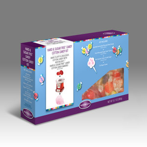 Hard and Sugar Free Cotton Candy Kit