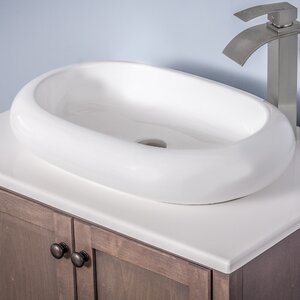 Oval Vessel Bathroom Sink