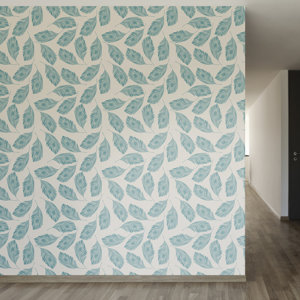 Peacock Feathers Removable 8' x 20