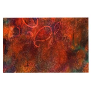 Nikki Strange 'Tie Dye Paisley' Doormat