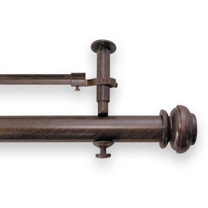 Christian Adjustable Double Curtain Rod