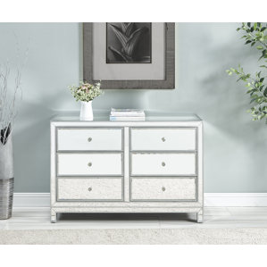 Mariaella 6 Drawers Standard Dresser by Rosdorf Park