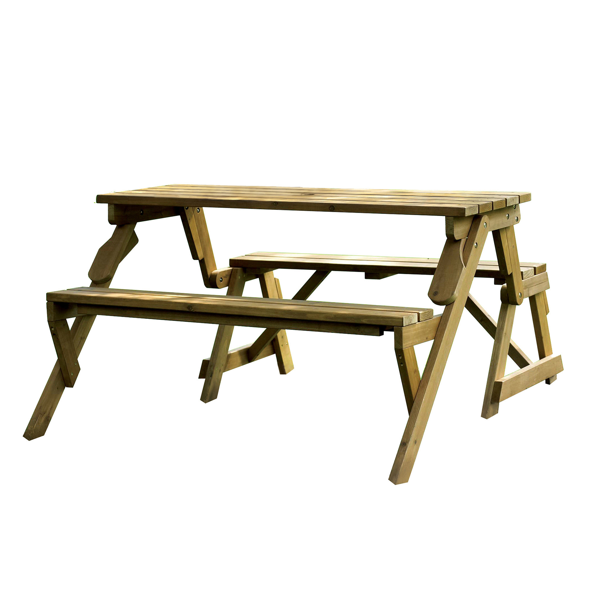 Dreiling Convertible Wood Picnic Table Garden Bench Reviews Dreiling Convertible Wood Picnic Table Garden Bench Reviews Joss Main