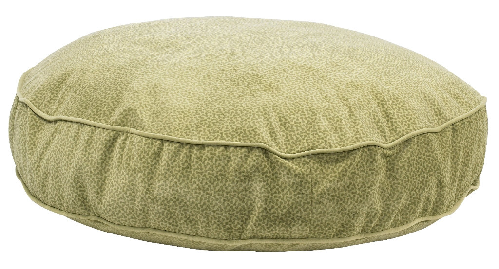 large round dog pillow