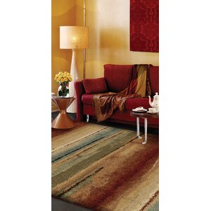 Forrester Capizzi Burgundy/Cream/Dark Brown Area Rug