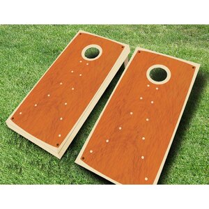 Retro Stained Dotted Cornhole Set
