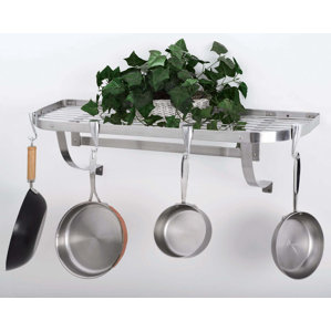Wall Hanging Pot Rack wall mounted pot racks you'll love | wayfair Wall Hanging Pot Rack wall mounted pot racks you'll love | wayfair
