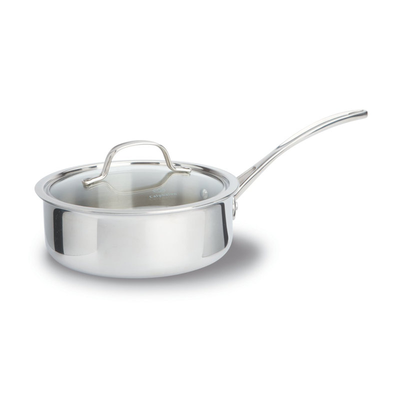 Calphalon Tri-Ply Stainless Steel 2.5 Qt. Saucier with Lid ...