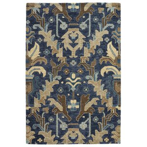 Dartmoor Hand-Tufted Navy Area Rug