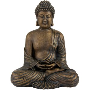 Japanese Sitting Buddha Figurine