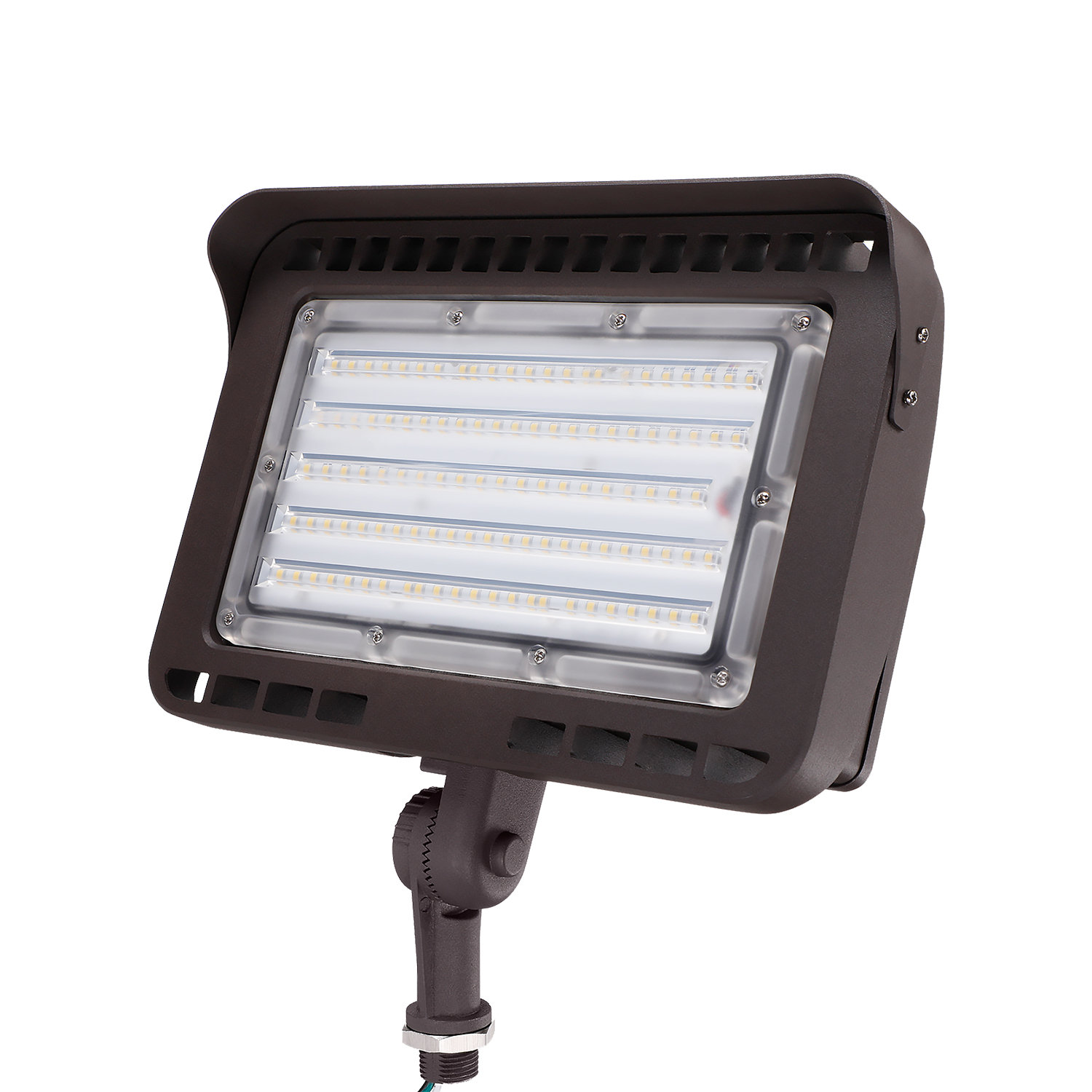 Knuckle Mount 100 Watt Led Outdoor Security Flood Light Pack Of 1
