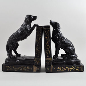 2-tlg. Buchstützen Retriever von Castleton Home