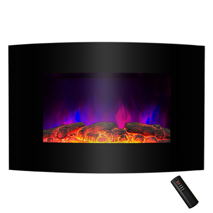 Akdy Wall Mounted Electric Fireplace Reviews Wayfair