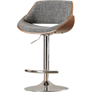 Martino Adjustable Height Swivel Bar Stool by Br..