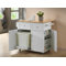 Wildon Home ® Carol Kitchen Island with Butcher Block Top ...