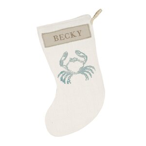 Coastal Tidings Crabby Spa Stocking