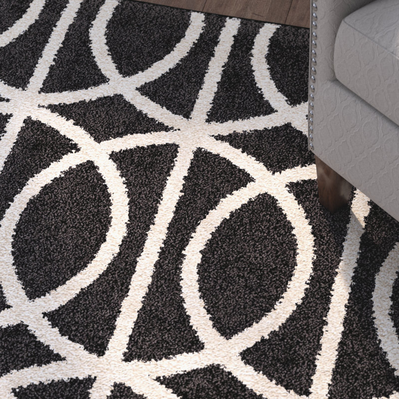 Red Barrel Studio Falmer Black/Cream Area Rug & Reviews Wayfair