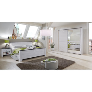 4-tlg. Schlafzimmer-Set Chateau, 180 x 200 cm vo..