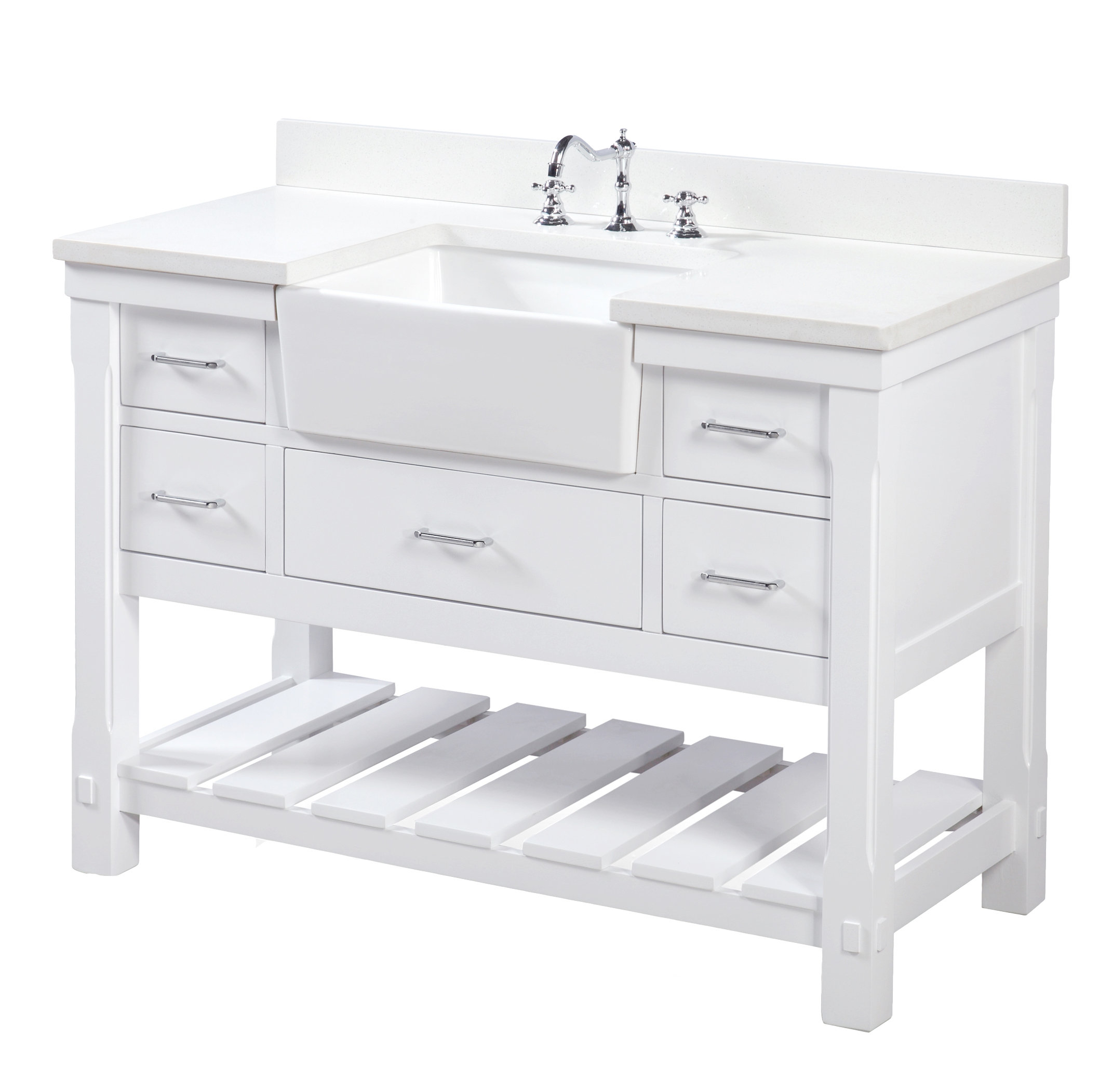Kbc Charlotte 48 Single Bathroom Vanity Set Reviews Wayfair