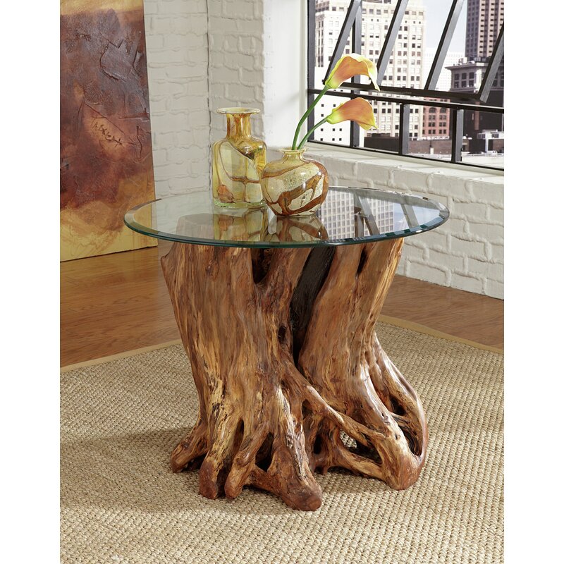 Union Rustic Winooski Root Ball End Table & Reviews | Wayfair