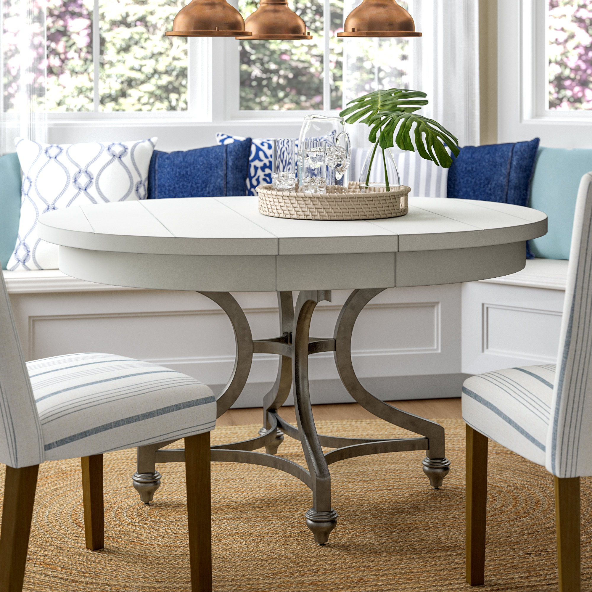 Extendable White Kitchen Dining Tables You Ll Love Wayfair Quickview