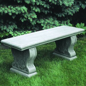 Cast Stone & Concrete Outdoor Benches You'll Love | Wayfair.ca