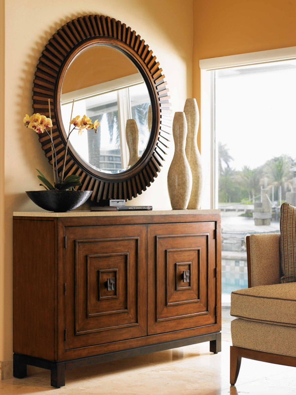 Tommy Bahama Home Ocean Club Reflection Round Dresser Mirror & Reviews