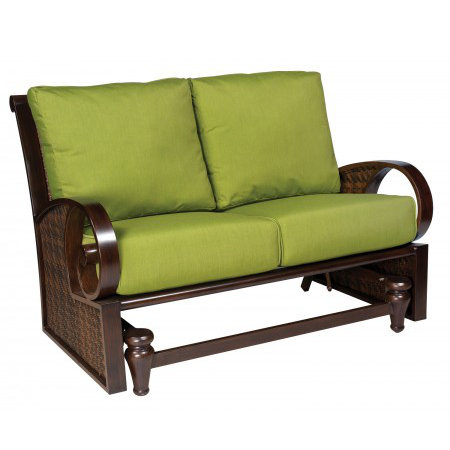 North S Loveseat Glider Bench With Cushions