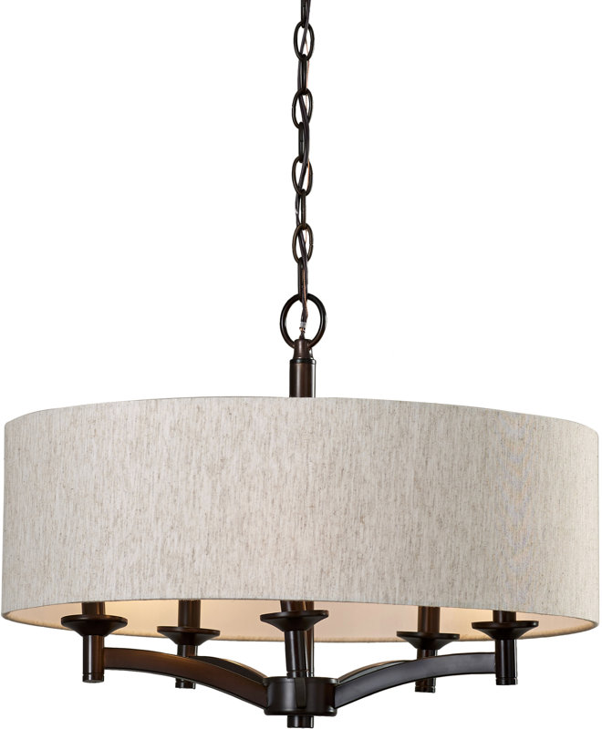 Harlan 5Light Drum Chandelier & Reviews Birch Lane