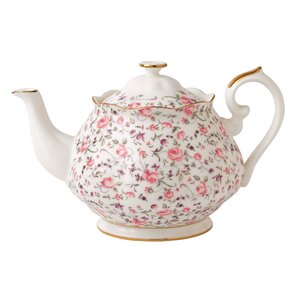Rose Confetti Formal Vintage Teapot