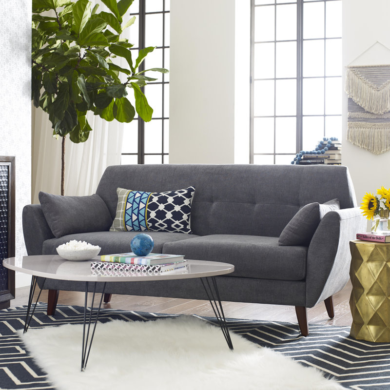 Elle Decor Amelie Mid-Century Modern Sofa & Reviews | Wayfair Elle Decor Amelie Mid-Century Modern Sofa & Reviews | Wayfair