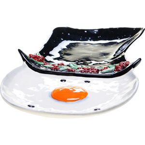 Top Hat Snowman 3-D Platter