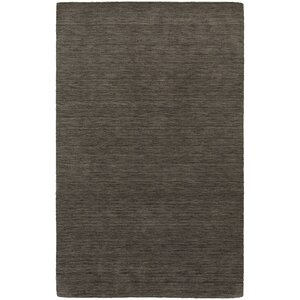 Barrientos Hand-Woven Heathered Charcoal Area Rug