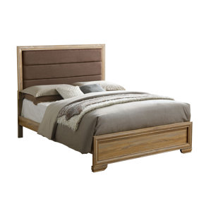 Campbell Contemporary Panel Bed by Union Rustic