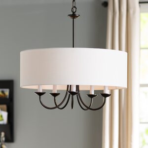 Burton 5-Light Drum Chandelier