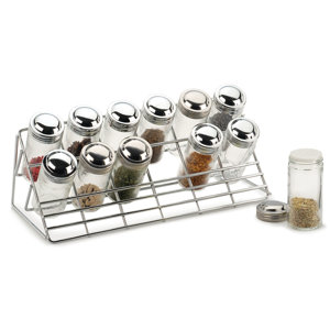 Countertop 12 Jar Spice Jar & Rack Set