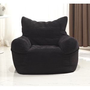 Solid Color Polystyrene Bean Bag Chair