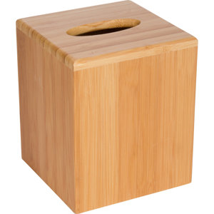 Bamboo Square Boutique Tissue Box Cover (Set of 2)
